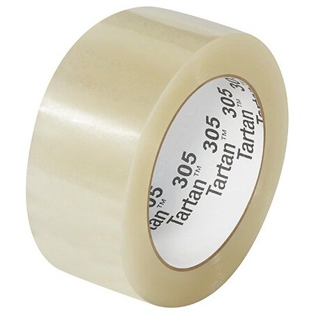 Bsc Preferred 2'' x 110 yds. Clear 3M 305 Carton Sealing Tape, 6PK T9023056PK